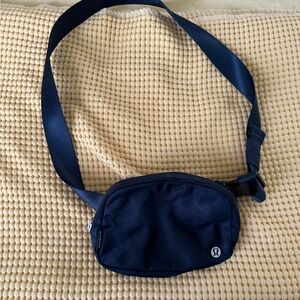 lululemon athletica Navy Crossbody Belt Bag